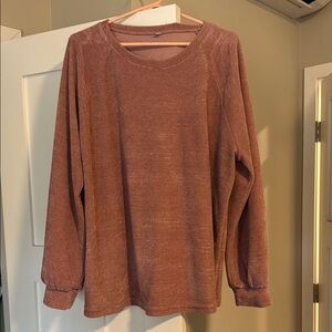 Women's Cozy Sweater in Rust